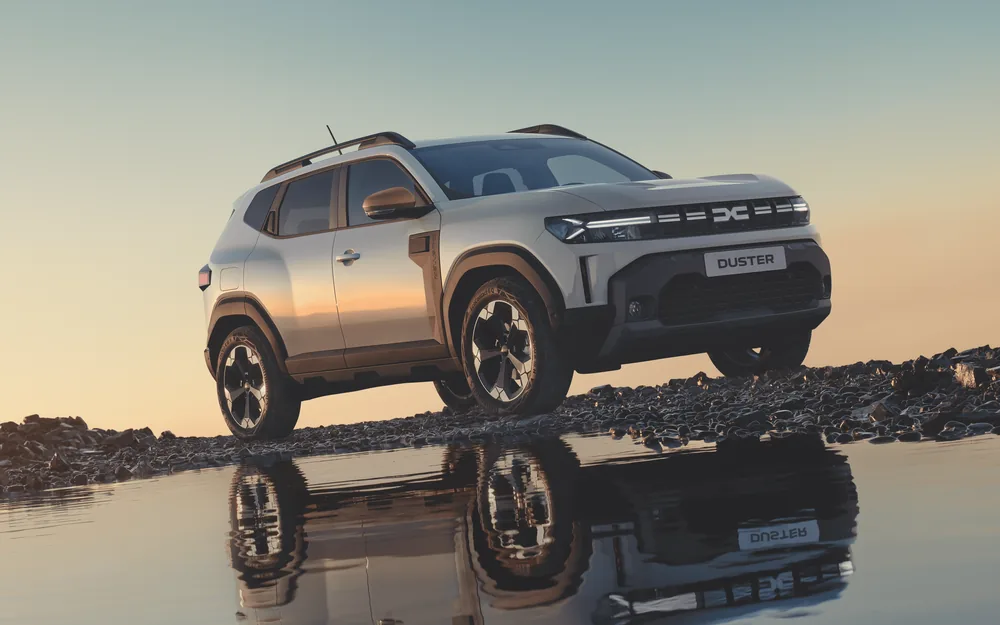 Dacia Duster, vue trois quarts avant
